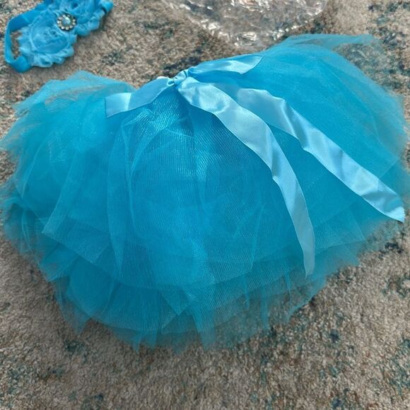 NEW Newborn tutu and headband set for newborn Photography - Picture 5 of 5